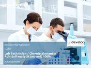 Lab Technician / ChemielaborantIn Rohstoffanalytik (m/w/d) 100% - Schopfheim