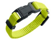 HUNTER Halsband London, limette - Vario Basic Größe S: 24 - 36 cm Halsumfang, 10 mm breit