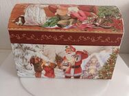 Geschenkbox für Weihnachten Schachtel, Truhe hoch 17,5cm Lang 25cm breit 17cm - Essen