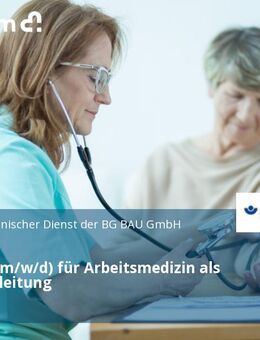 Facharzt (m/w/d) für Arbeitsmedizin als Zentrumsleitung - Höchberg