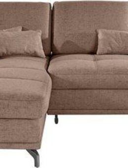 Places of Style Ecksofa Costello L-Form, B: 301 cm mit Sitztiefen-, Armteilverstellung &, 3 Nierenkissen, optional Bettfunktion & Bettkasten