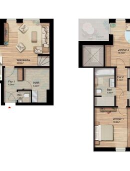 Exklusive Neubau-Wohnung im Herzen von Friedrichsfehn! Bezugsfertig 01.03.2026! - Edewecht