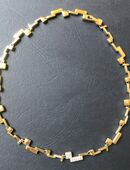 Pierre Lang Collier Gold / CZ 45 cm HL Topzustand in 45897