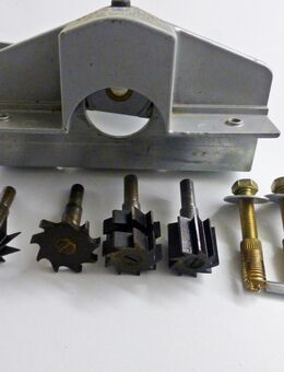 Wolfcraft Fräsvorsatz für Bohrmaschinen inkl. 4 Fräsen - Münster