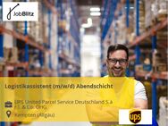 Logistikassistent (m/w/d) Abendschicht - Kempten (Allgäu)