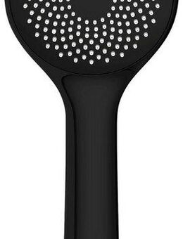 WENKO Handbrause Watersaving, (1-tlg), Schwarz matt, Ø 9,5 cm