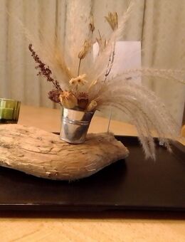 Tischdeko handgefertigter aus Schwemmholz - Schwanau