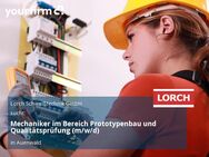 Mechaniker im Bereich Prototypenbau und Qualitätsprüfung (m/w/d) - Auenwald