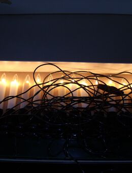 Weihnachts Lichterkette/Christbaumkerzen,Lichter, Lichterkette,+ Silber kette . - Aachen