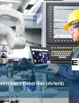 Betriebselektriker / Elektriker (m/w/d) - Südharz