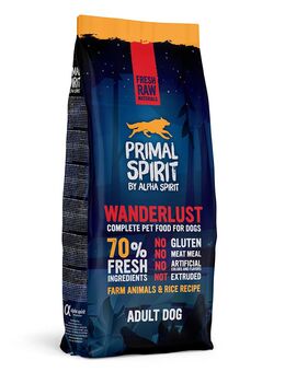Primal Spirit 70% Wanderlust Hundefutter - 12 kg