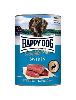 Happy Dog Sensible Pure 6 x 400 g - Sweden (Wild Pur)