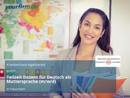 Teilzeit Dozent für Deutsch als Muttersprache (m/w/d) - Hausham