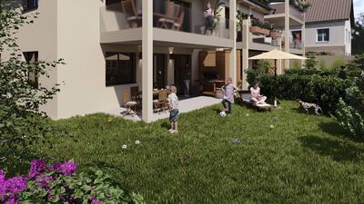 2-Zimmer-Gartenwohnung im Neubau-Erstbezug, provisionsfrei für den Käufer!
