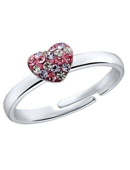 Prinzessin Lillifee Silberring Herz 2031168, mit Preciosa Crystal