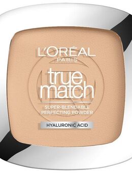 L'ORÉAL PARIS Puder L'Oréal Paris True Match Puder, Mildert Erscheinungsbild feiner Linien, variable Deckkraft, mattiert.