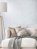 Marburg Vliestapete Fern, strukturiert, glänzend, moderne Tapete für Wohnzimmer Schlafzimmer Küche in 00000
