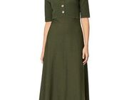 Zero Strickkleid zero Strickkleid mit Knopfleiste Knopfleiste