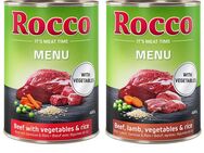 Top-Angebot Rocco Menü 24 x 400 g / 800 g - 24 x 400g: Mix - Rind & Rind mit Lamm