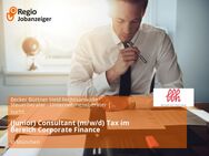 (Junior) Consultant (m/w/d) Tax im Bereich Corporate Finance - München