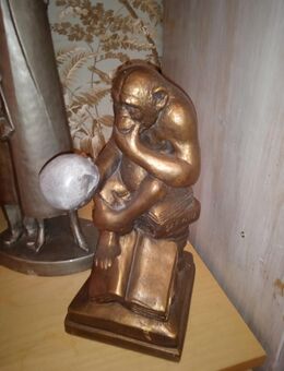 Skulptur Affe Bronze - Coburg