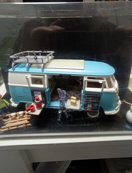 Playmobil Verkaufsdisplay Winter VW Bulli von Edeka - Neuhausen (Erzgebirge)