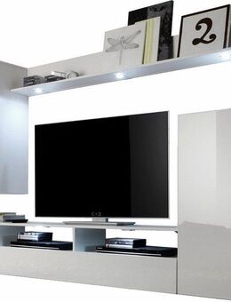 INOSIGN Wohnwand Gillis, (Set, 4-St), Hochglanz-Fronten