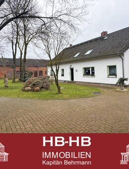 Vierseitenhof - Falkenhagen in der Uckermark mit der Option auf zusätzlichen 5,6 Hektar. - Nordwestuckermark