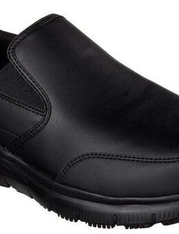 Skechers FLEX ADVANTAGE SR Berufsschuh Slipper für Gastronomie, Pflege, Krankenhaus mit Stretcheinsatz