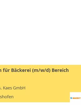 VerkäuferIn für Bäckerei (m/w/d) Bereich Brothaus - Bad Wörishofen