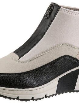 Rieker Schlupfboots Stiefelette, High Top Sneaker mit Reißverschluss auf der Vorderseite