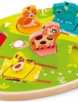 Hape Puzzle Bauernhof-Geräusche-Puzzle, 6 Puzzleteile