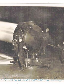deutscher Suchscheinwerfer aus dem Jahre 1937, AK - Sinsheim