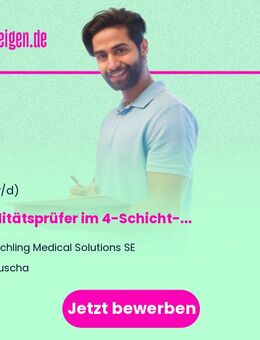 Qualitätsprüfer (m/w/d) im 4-Schicht-Betrieb - Lauscha