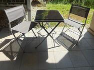 Balkonmöbel / Kleiner Gartentisch und 2 Stühle klappbar - Karlsruhe