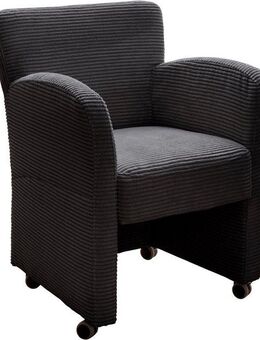 exxpo - sofa fashion Sessel Intenso, Loungesessel, modern, wahlweise in Leder oder Textil, hohe Bodenfreiheit, frei im Raum stellbar, hoher Sitzkomfort