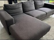 Sofa Anthrazit mit Chaiselongue - Odenthal