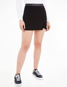 Tommy Jeans Bleistiftrock TJW LOGO WB SKORT Webrock mit Markenlabel