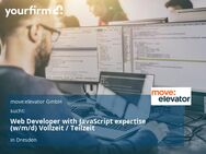 Web Developer with JavaScript expertise (w/m/d) Vollzeit / Teilzeit - Dresden