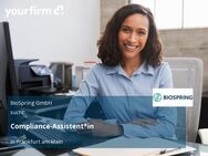 Compliance-Assistent*in - Frankfurt (Main)