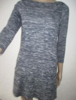 NEU * 60er Jahre Style * A-Linie * Melange- Streifen * Feinstrick Optik * Mini * Kleid "Hollister" Gr. 36- 38/ S * tinten- marine- dunkel- blau * weiß * - Riedlingen
