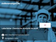 Laborleiter Chemische Analytik (m/w/d) - Königsbach-Stein