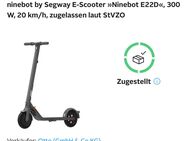 ninebot by Segway E-Scooter »Ninebot E22D«, 300 W, 20 km/h, zugelassen laut StVZO - München Neuhausen-Nymphenburg