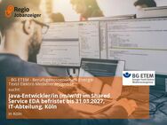 Java-Entwickler/in (m/w/d) im Shared Service EDA befristet bis 31.03.2027, IT-Abteilung, Köln - Köln