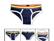 Männer Regenbogen Unterhose Navyblau Slip Unterwäsche 12,90 €* - Villingen-Schwenningen