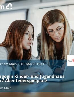 Sozialpädagogin Kinder- und Jugendhaus Sindlingen / Abenteuerspielplatz - Frankfurt (Main)