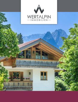 Partnach & Panorama: Moderne 3-Zimmer-DG-Wohnung mit 2 Balkonen - ruhige, zentrumsnahe Lage - Garmisch-Partenkirchen