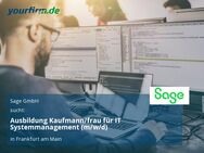 Ausbildung Kaufmann/frau für IT Systemmanagement (m/w/d) - Frankfurt (Main)