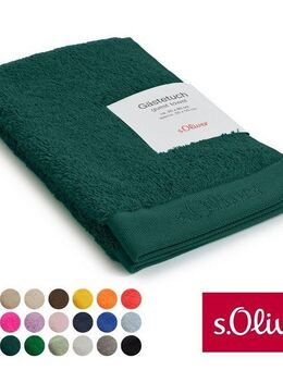 s.Oliver Gästehandtuch s.Oliver, Premium Qualität, 600 gr/m², auch als Sets erhältlich, Walkfrottier (1-St), große Farbauswahl, auch als Duschtuch, Waschhandschuh, Handtuch
