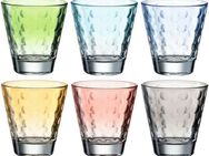 LEONARDO Gläser-Set OPTIC, Glas, 215 ml, 6-teilig